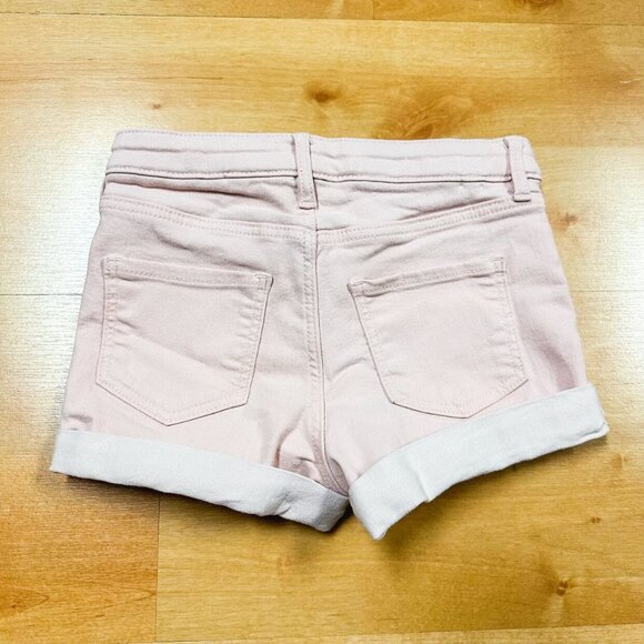 H&M Girls Light Pink Denim Shorts Size 6 - Picture 4 of 7